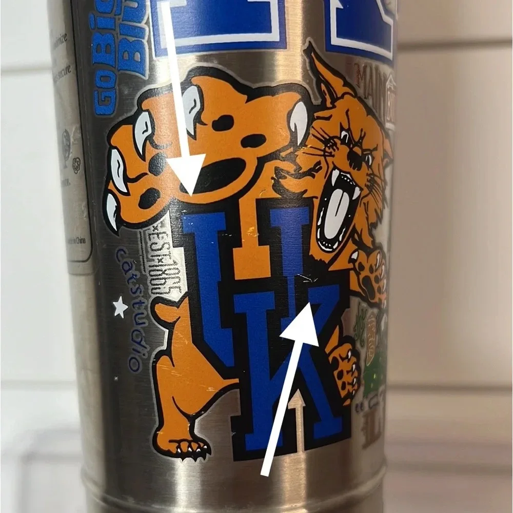 Catstudio Kentucky Stainless Steel 18‎ oz. Thermal Bottle.